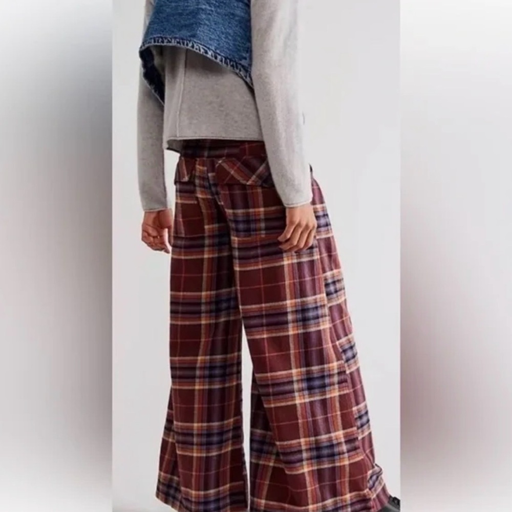 Free People Out of Touch Super Wide Leg Pants EUC Size 2 - Picture 11 of 11